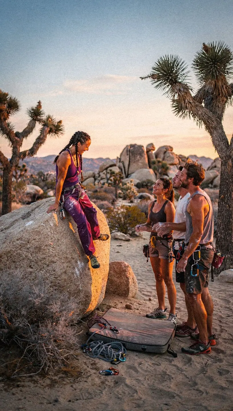 Закат над горами, создающий идеальную атмосферу для приключений на природе.