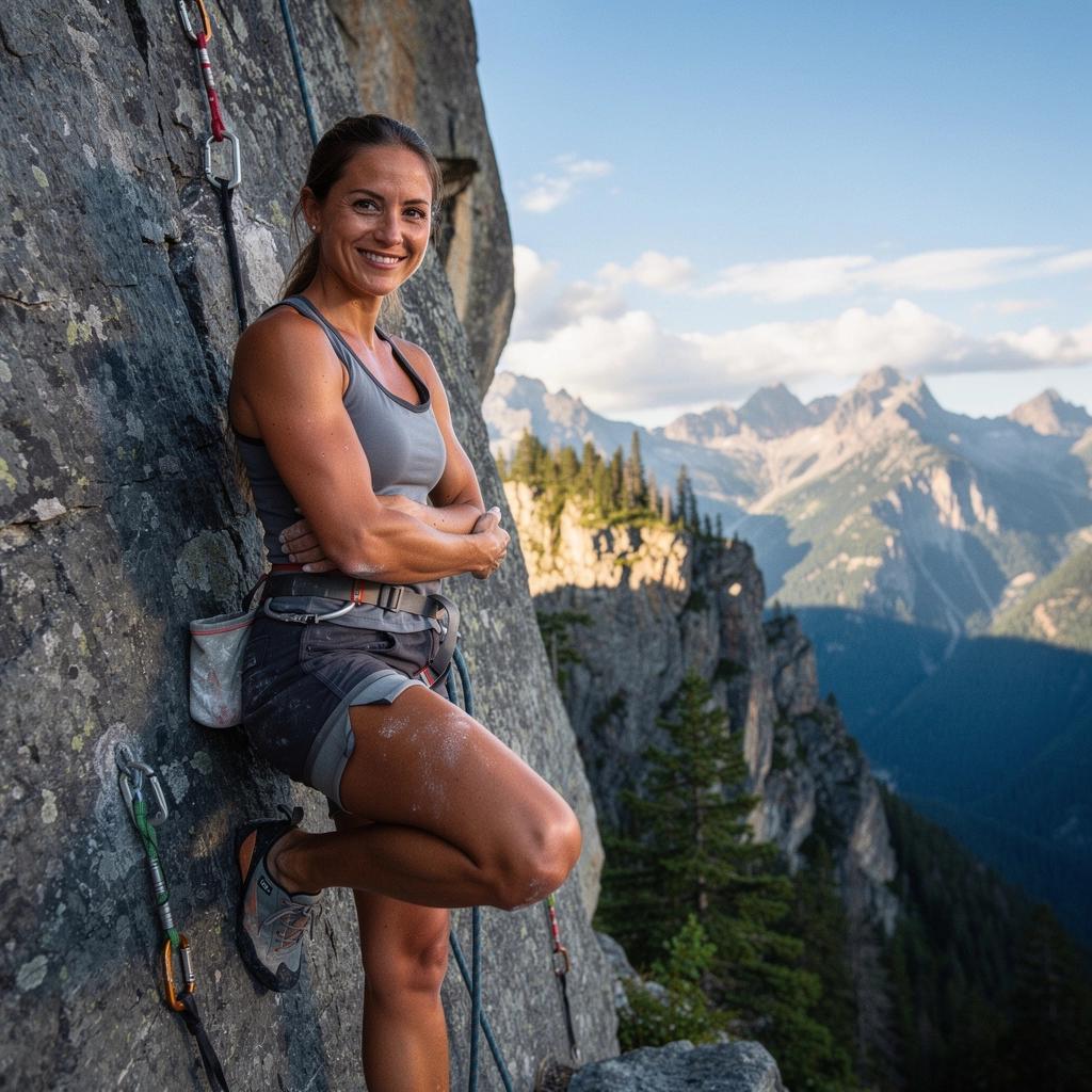 Группа друзей, наслаждающихся восхождением на живописной горной тропе.